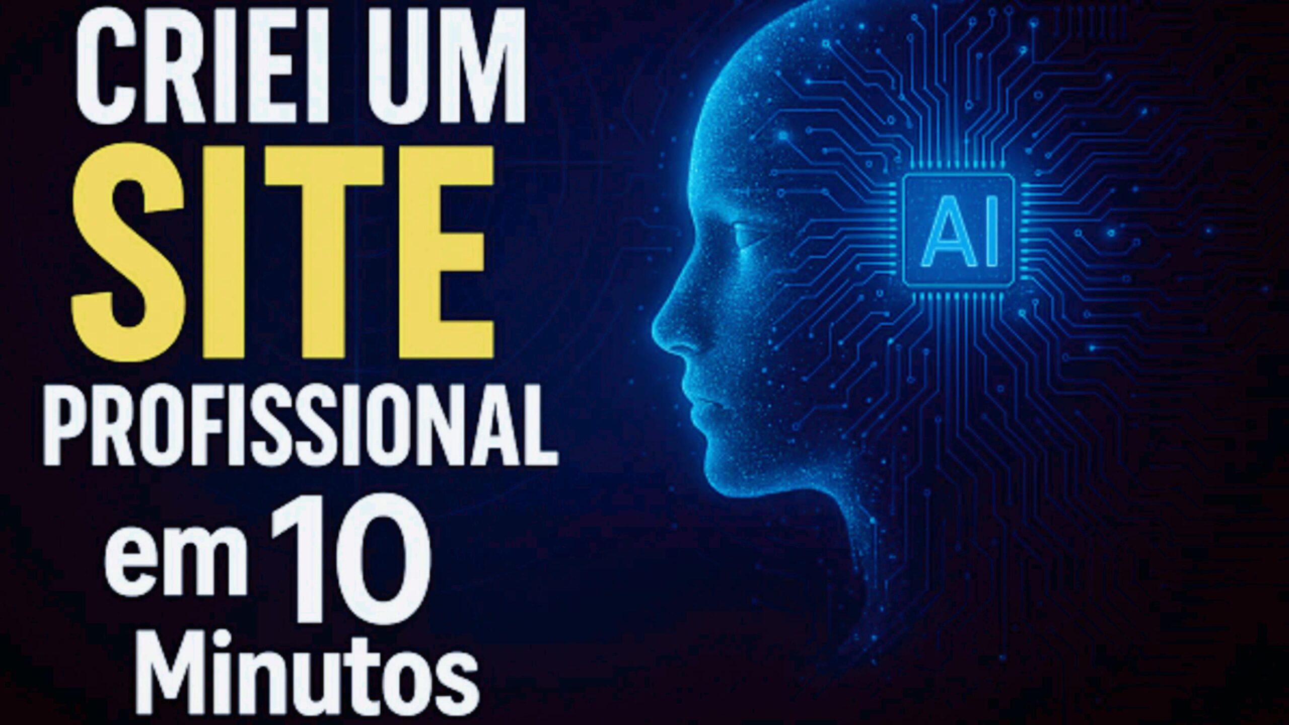 Criei um Site PROFISSIONAL em 10 Minutos
