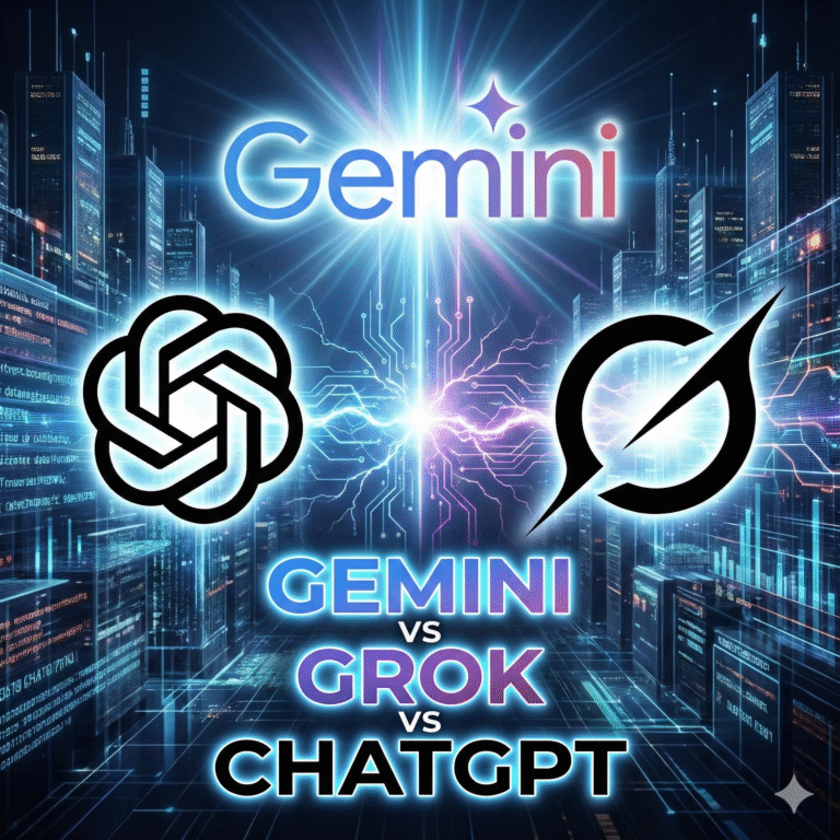 Gemini vs Grok vs ChatGPT