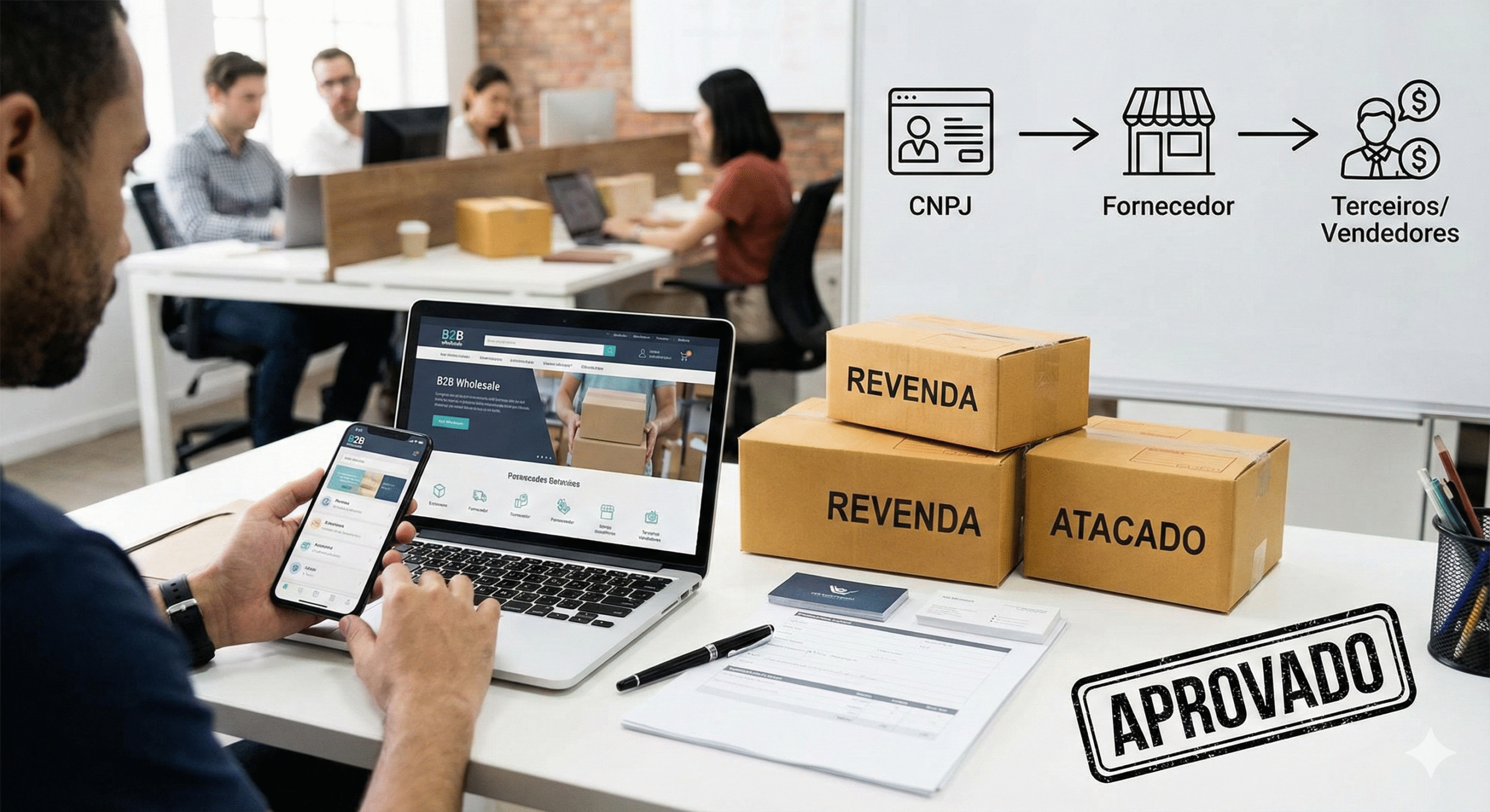 Comprar no CNPJ para revender