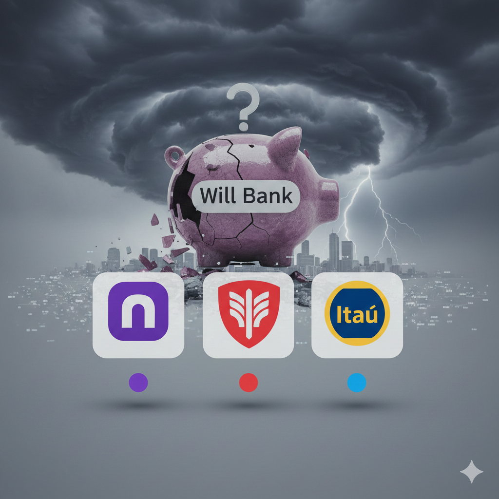 Will Bank faliu: Nubank, Bradesco ou Itaú é o próximo?
